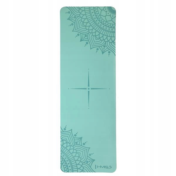 Mata materac miękka TPE podwójna warstwa 182x61cm ZESTAW z pokrowcem +paski