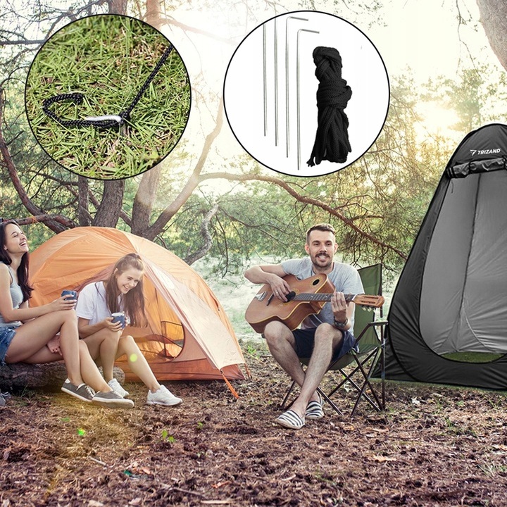 PRZEBIERALNIA PRZENOŚNA TOALETA WC NAMIOT PLAŻOWY na PRYSZNIC KEMPINGOWY