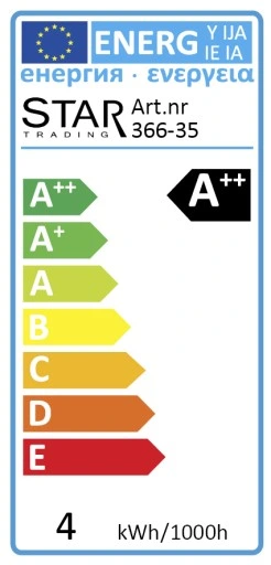 Żarówka LED SPACE 3-Stopnie MOCY 3,5W 2700k