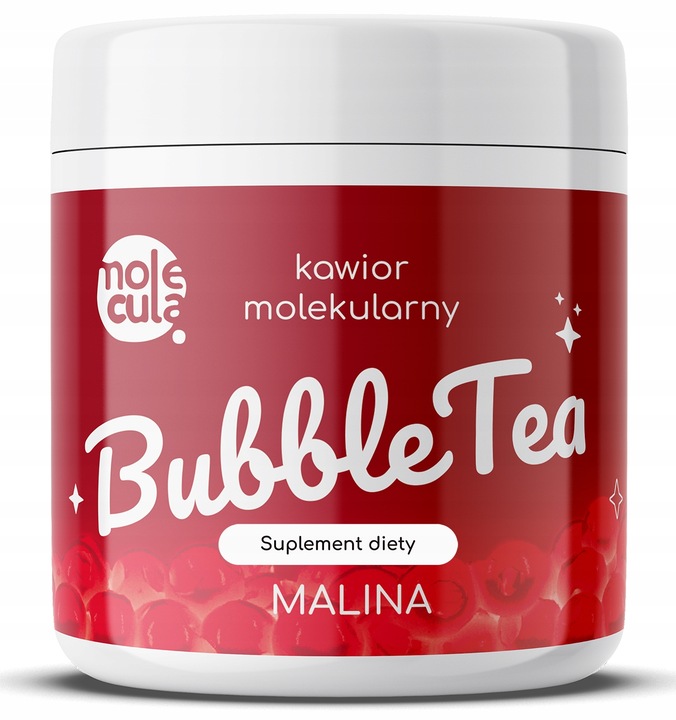 Molecula - KULKI do BUBBLE TEA - 0.8kg - MOLEKULARNY KAWIOR - MALINA