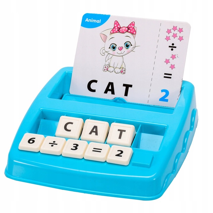 GRA EDUKACYJNA NAUKA SŁÓW LICZENIA ANGIELSKIEGO PREZENT DLA 4 5 6 7 LATKA