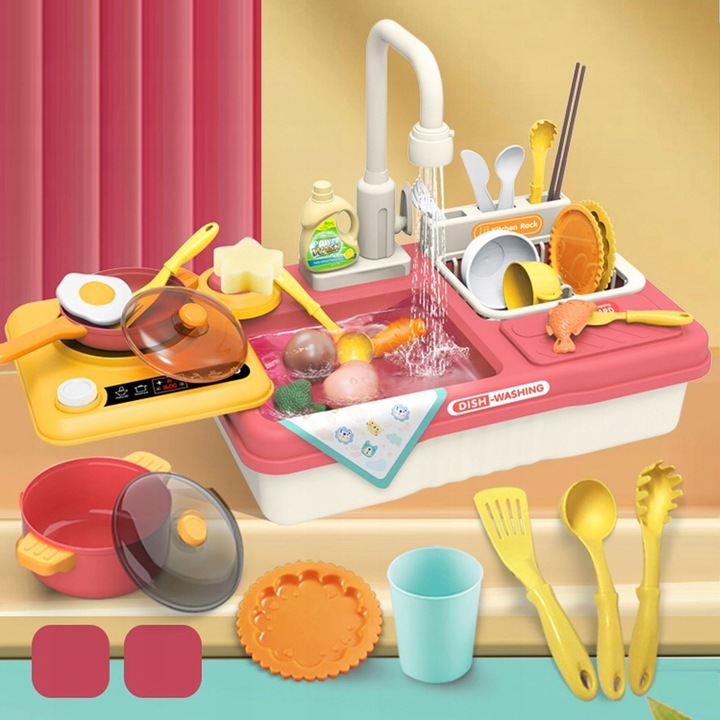 ZLEWOZMYWAK DLA DZIECI ELEKTRYCZNY AKCESORIA OBIEG WODY 31akc MATADI