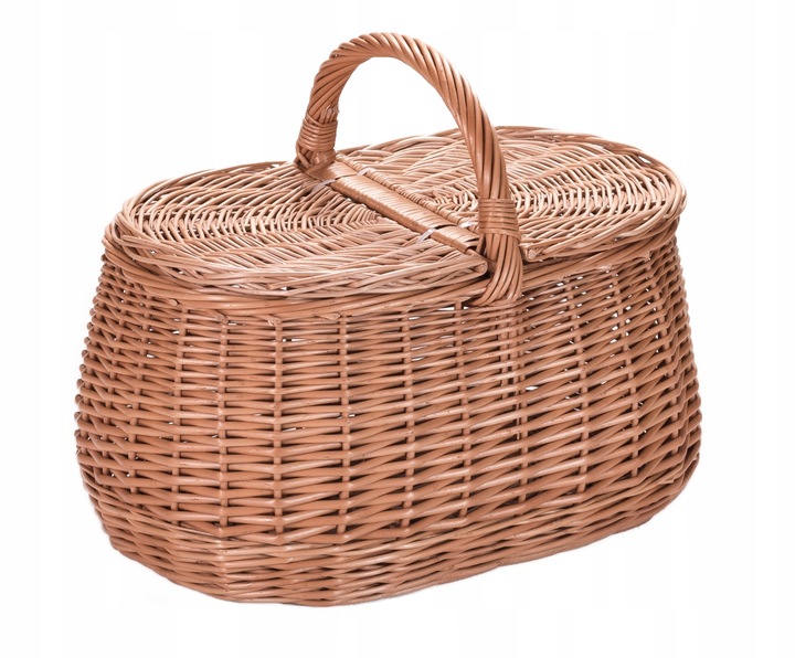Kosz piknikowy z wikliny koszyk na piknik prezent
