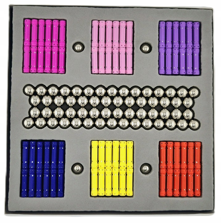 Klocki Magnetyczne Neocube Kulki Konstrukcyjne mega zestaw XXXL 206 el