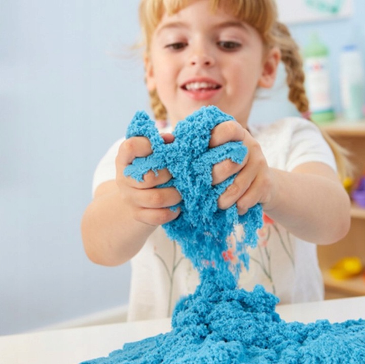 Piasek Kinetyczny 3KG Piaskownica Basen Foremki Zestaw XXL WYBIERZ KOLORY