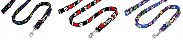 SMYCZ REGULOWANA dla Psa PRZEPINANA WE WZORY 3,2m