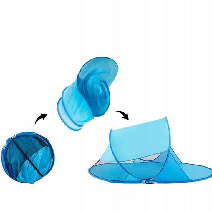 AUTOMATYCZNY NAMIOT PLAŻOWY NA PLAŻĘ SAMOROZKŁADAJĄCY POPUP 200x120x90 cm