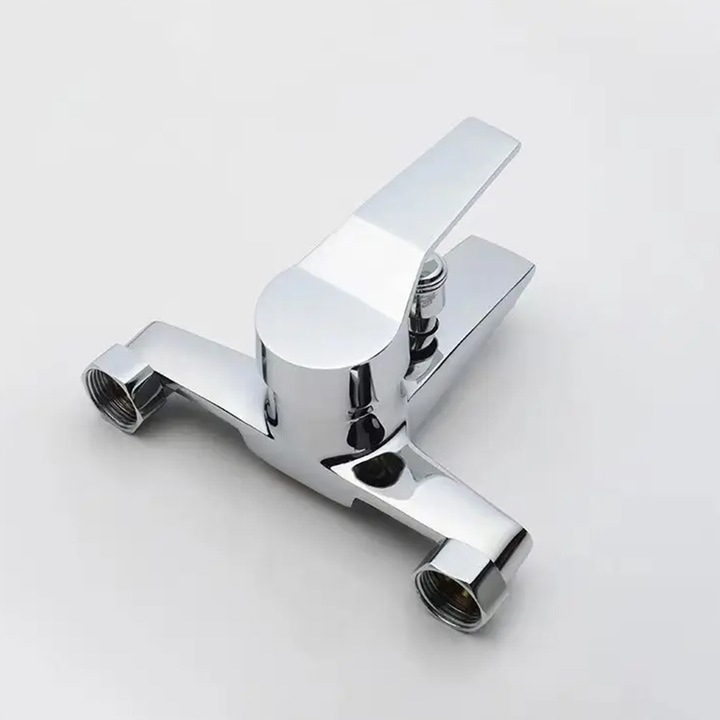 ZESTAW BATERIA WANNOWA PRYSZNICOWA KRAN DO WANNY UCHWYT WĄŻ SŁUCHAWKA CHROM