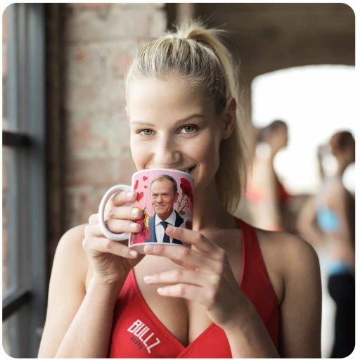 Kubek Donald Tusk Smacznej Kawusi