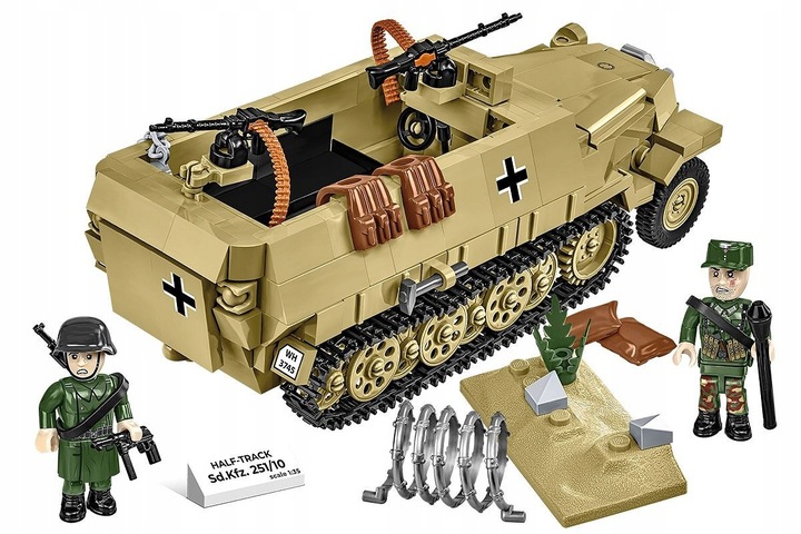 Klocki COBI 3130 transporter opancerzony Half-Track Sd.Kfz. 251/10