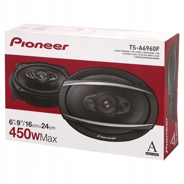 PIONEER TS-A6960F GŁOŚNIKI 450W 6x9 4-DROŻNE