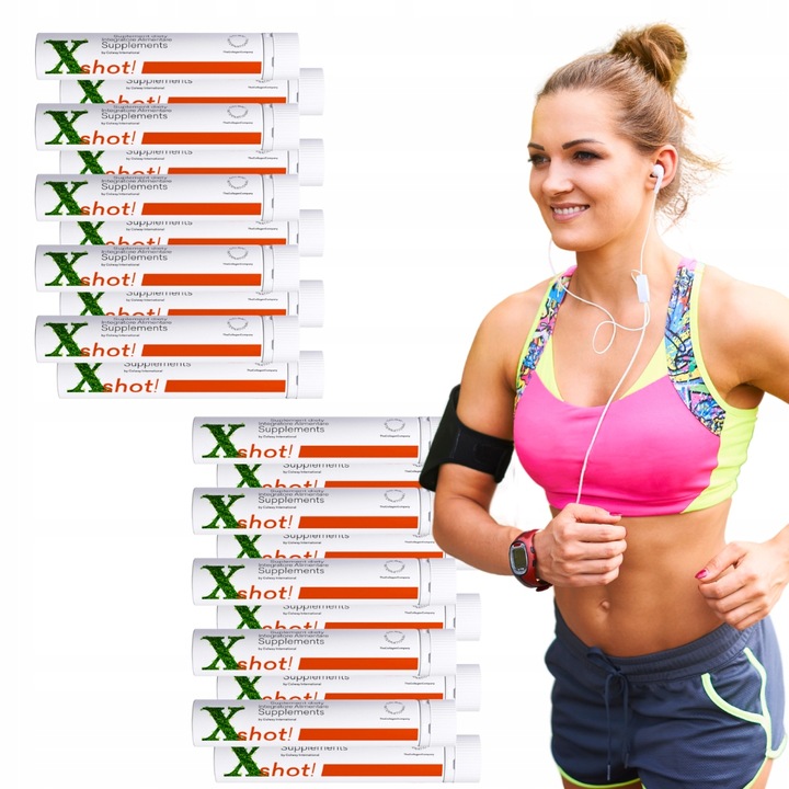 2x Xshot NATURALNY energetyk witaminowy COLWAY 10 x 25 ml
