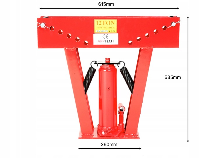Giętarka hydr. do Rur 12TON 12T + 6 Profili 90ST