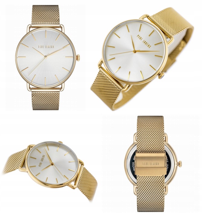 ZEGAREK DAMSKI PAUL LORENS RONDA złoty klasyczny +BOX +GRAWER