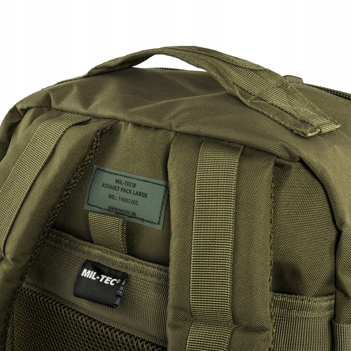 PLECAK WOJSKOWY TAKTYCZNY MILITARNY MIL-TEC ASSAULT TURYSTYCZNY OLIVE 36 L
