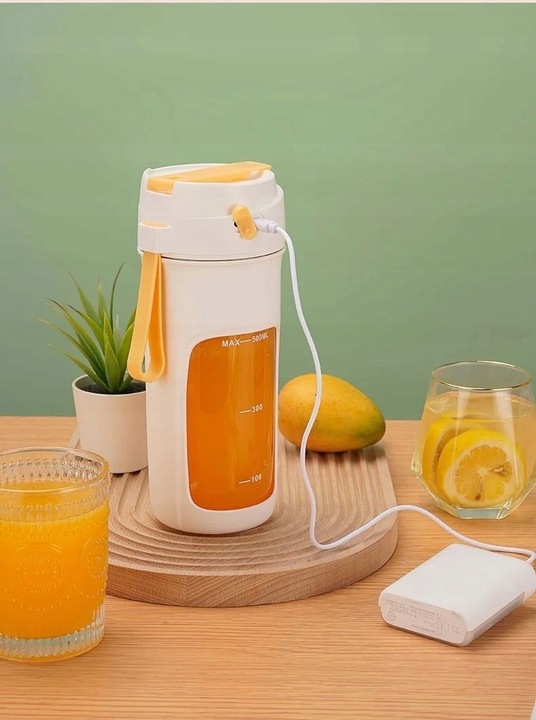 BEZPRZEWODOWY PRZENOŚNY BLENDER TURYSTYCZNY 360ML- Prezent Dla Taty
