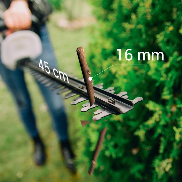 NOŻYCE ELEKTRYCZNE DO ŻYWOPŁOTU KRZEWÓW GAŁĘZI SEKATOR LEHMANN 1500W OSTRE