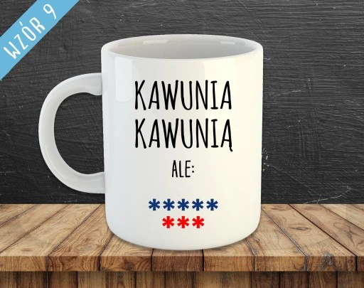 KUBEK Z NADRUKIEM DO PRACY DLA PRACOWNIKÓW ŚMIESZNE NAPISY