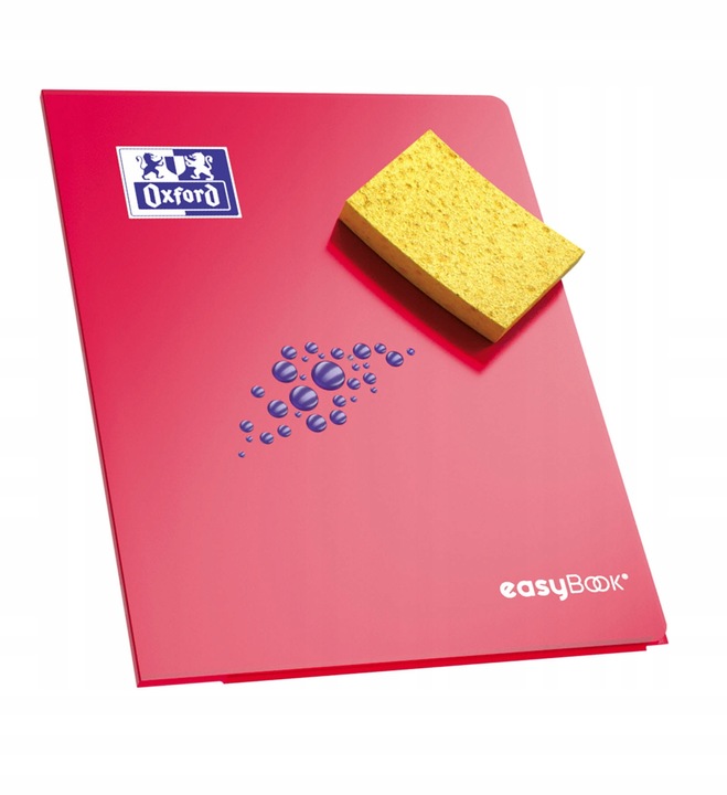 Zeszyt z okładką PP A4 60 kartek w kratkę OXFORD Easybook ZESTAW 8 kolorów