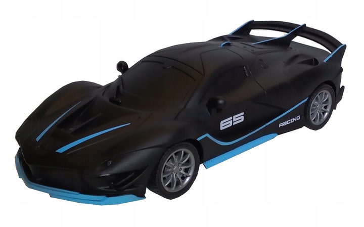 SAMOCHÓD AUTO ZDALNIE STEROWANY CZARNY HYPERCAR MODEL R/C