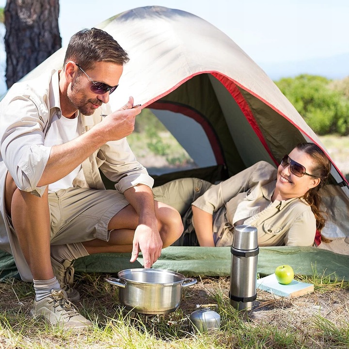 DOSKONAŁA MINI KUCHENKA TURYSTYCZNA GAZOWA NA KARTUSZE Z ADAPTEREM 3500W