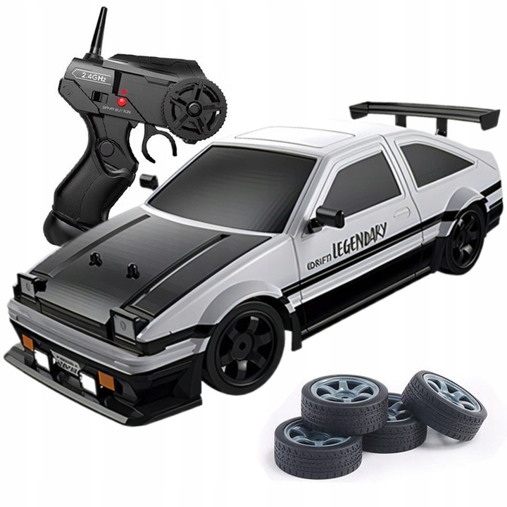 Auto Do Driftu Samochód zdalnie sterowany RC Duże Autko Drift Led Dym 1:16