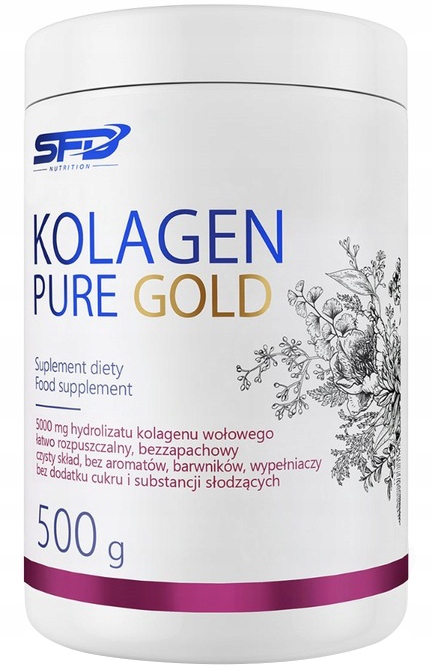 SFD KOLAGEN PURE GOLD 500G COLLAGEN STAWY KOŚCI