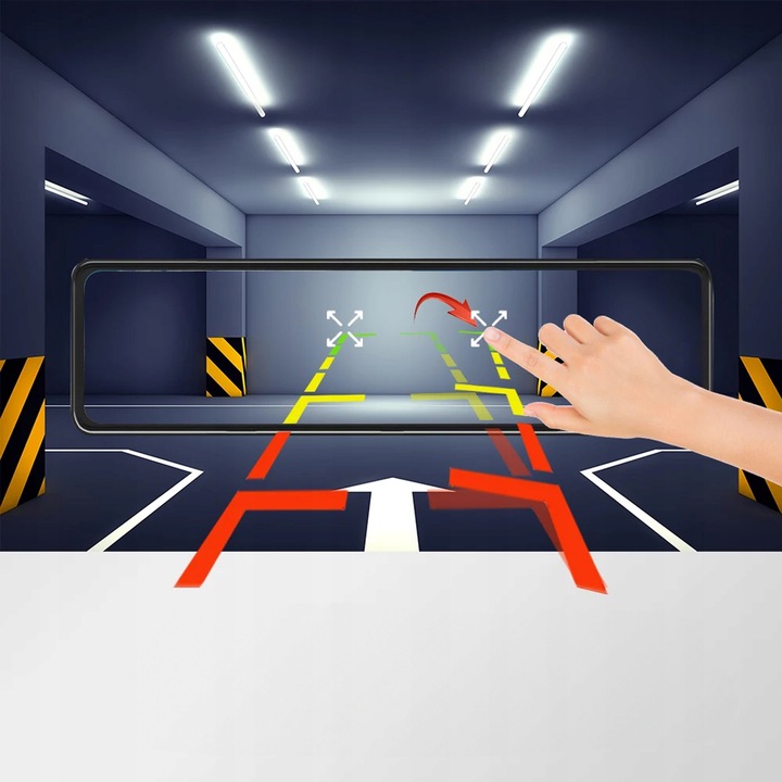 REJESTRATOR LUSTERKO 10,88 KAMERA COFANIA ANDROID CARPLAY 2K QHD KARTA 64GB