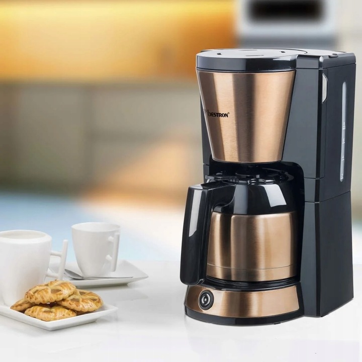 EKSPRES PRZELEWOWY 900W Z TERMOSEM 1L - KOLOR MIEDZIANY