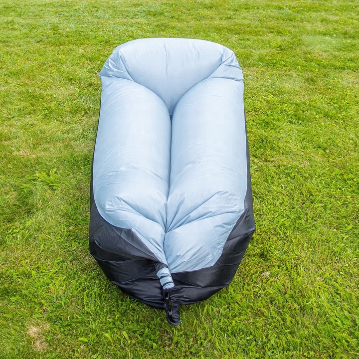 LAZY BAG Air Sofa DMUCHANA Leżak Materac Fotel Na Plażę Z ZAGŁÓWKIEM