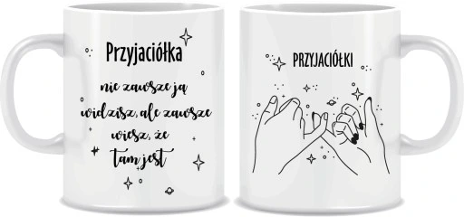 Kubek Przyjaciółki na prezent 330 ml + kartonik