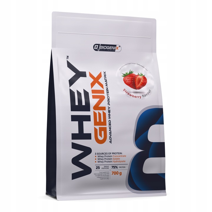 BIOGENIX WHEY GENIX 700g BIAŁKO SERWATKOWE WHEY PROETIN ODŻYWKA BIAŁKOWA