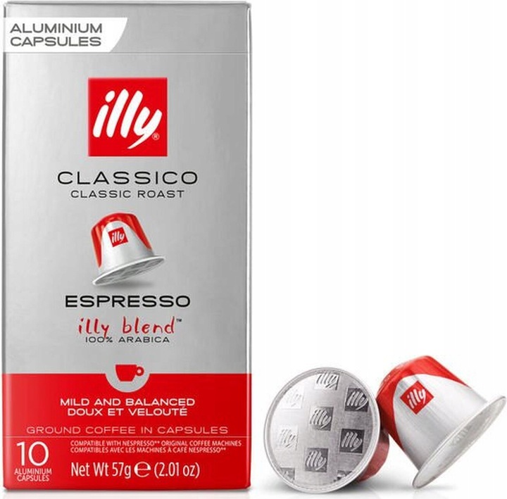 KAWA NESPRESSO illy Zestaw Lungo Classico 40szt