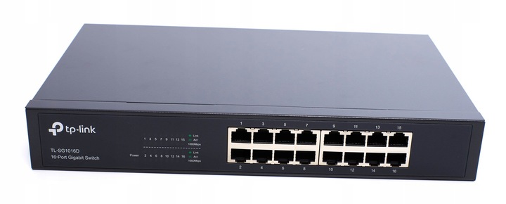 TP-LINK TL-SG1016D SWITCH 16 PORT GIGABIT DSK RACK