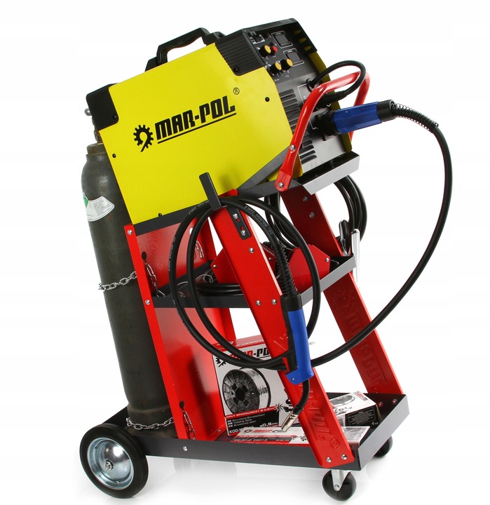 WÓZEK SPAWALNICZY DO SPAWAREK z półką na butle