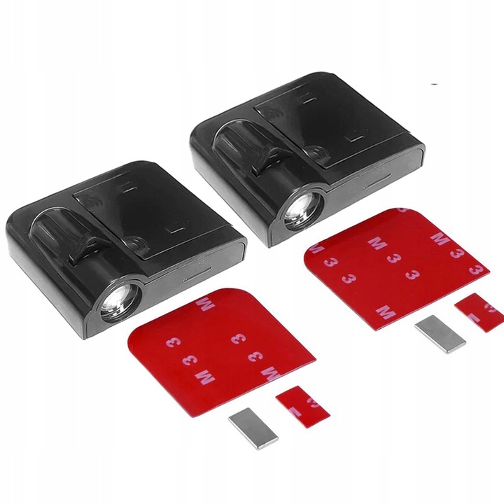 2x LED LOGO PROJEKTORY HD BEZPRZEWODOWE NA BATERIE WSZYSTKIE MARKI I MODELE