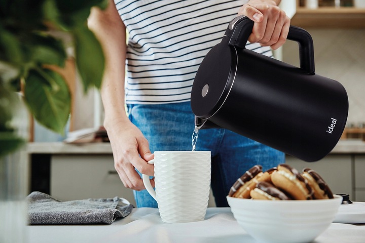 CZAJNIK ELEKTRYCZNY BEZPRZEWODOWY ELDOM Izolowany CICHY ENERGOOSZCZĘDNY 1,7