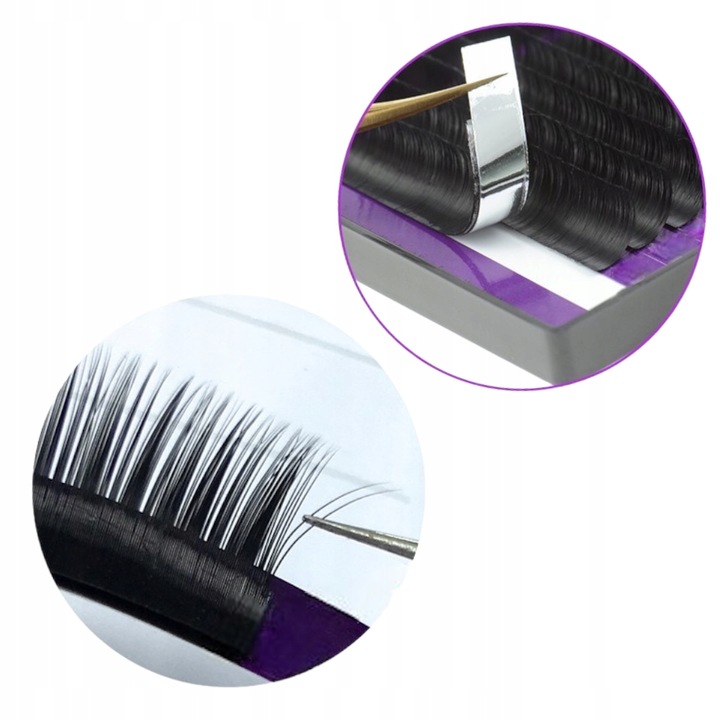 RZĘSY NAGARAKU PREMIUM DŁUGOŚĆ 10MM GRUBOŚĆ 0,5MM