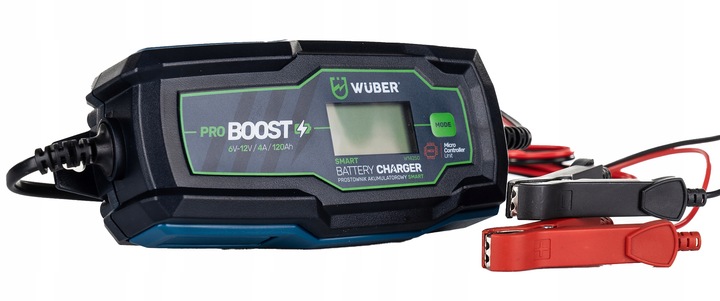 ŁADOWARKA PROSTOWNIK AKUMULATORA MIKROPROCESOROWY 6/12V 1.2-120Ah AGM ŻEL