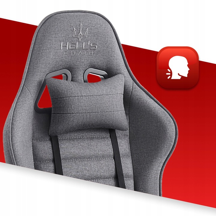 FOTEL GAMINGOWY DLA GRACZA BIUROWY HELL'S