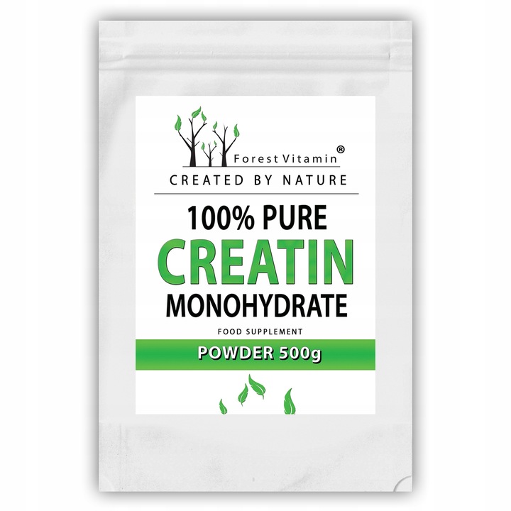 PURE CREATINE 500g KREATYNA MONOHYDRAT SIŁA MASA