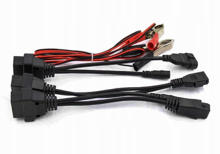 ZESTAW ADAPTERÓW 8 OBD OBDII AUTOCOM DELPHI DS150E WOW KABLE DIAGNOSTYCZNE