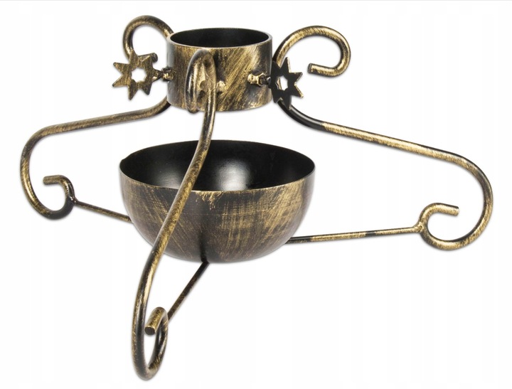 MASYWNY STALOWY KUTY STOJAK CHOINKOWY POD CHOINKĘ Z POJEMNIKIEM NA WODĘ