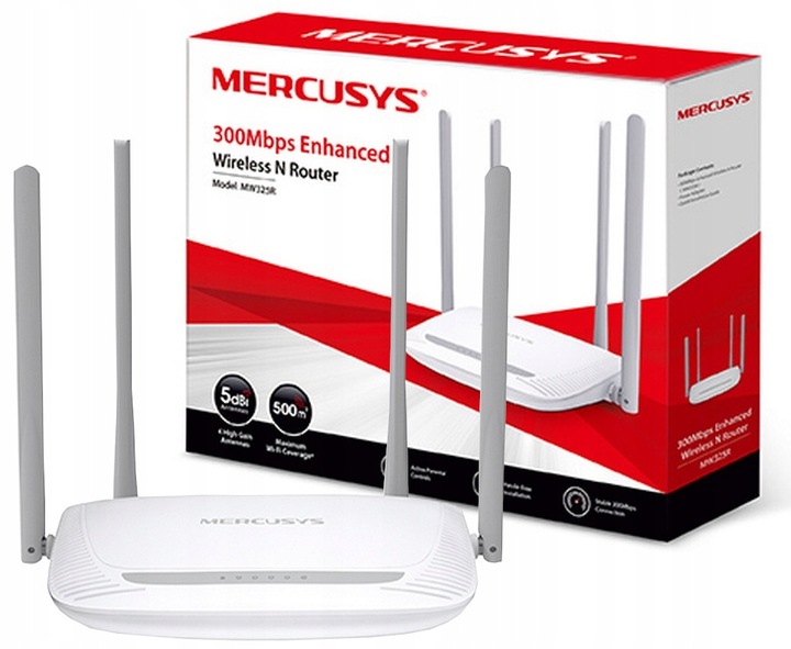 Mocny Ruter Router TP-Link MW325R WiFi 2.4 GHz 300Mbs Duży Zasięg MODEM LAN