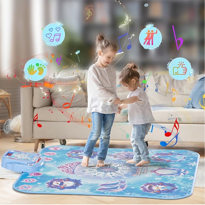 MATA DO TAŃCZENIA MUZYCZNA TANECZNA DLA DZIECI GRA INTERAKTYWNA TAŃCA ZABAW