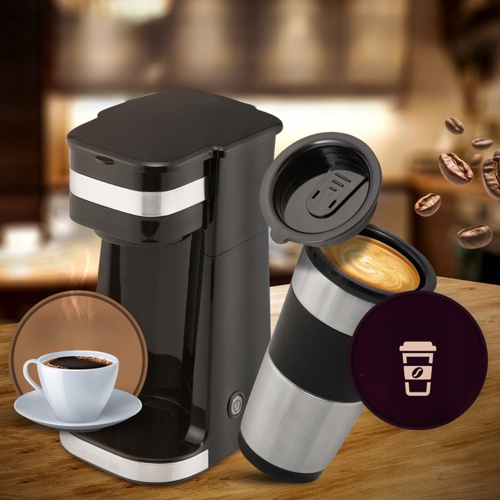 EKSPRES PRZELEWOWY CLATRONIC KA Z KUBKIEM TERMICZNYM NA WYNOS, DO AUTA