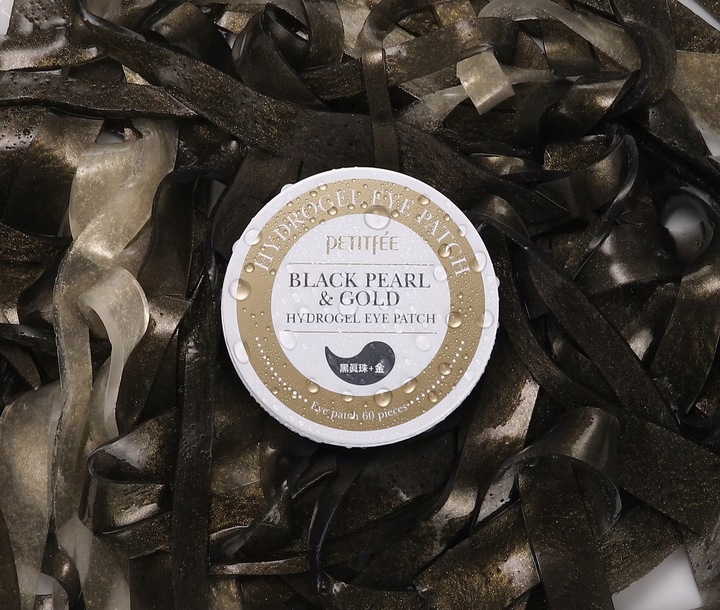 PETITFEE Black Pearl & Gold Hydrogel Eye Patch Hydrożelowe płatki pod oczy