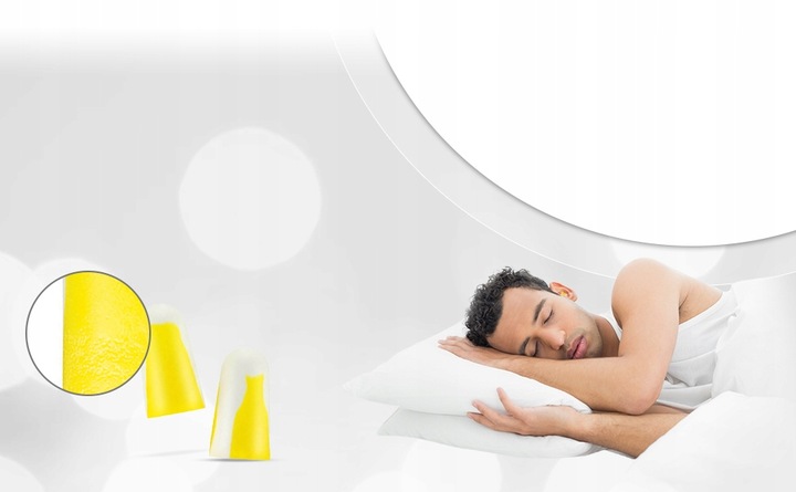 Zatyczki do uszu do spania, Stopery do uszu Honeywell Bilsom 303 L 50 Par