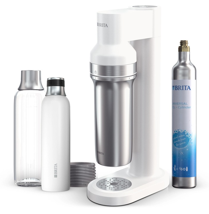 SATURATOR BRITA Soda Trio biała