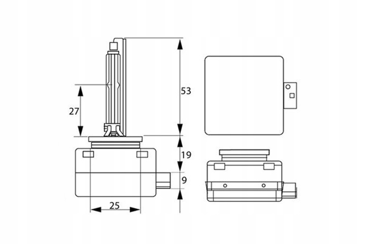 M-TECH D1S PREMIUM 6000K +30% Xenon Żarnik Palnik